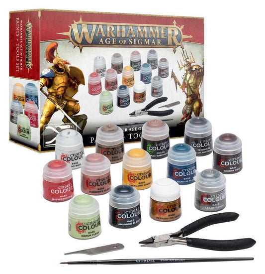 Warhammer Age of Sigmar Paints+Tools