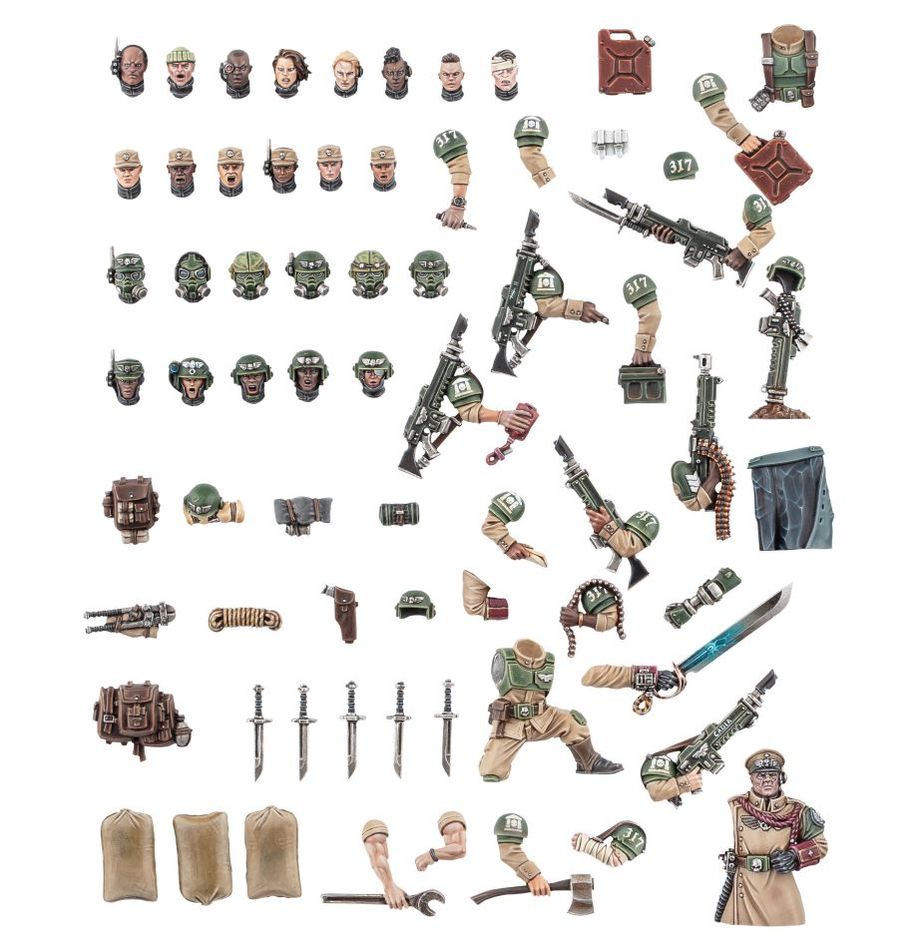 Warhammer 40,000 Astra Militarum: Cadian Upgrades