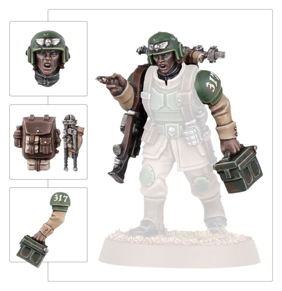 Warhammer 40,000 Astra Militarum: Cadian Upgrades