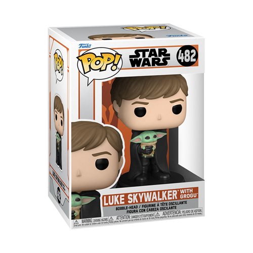 Star Wars: The Mandalorian Luke with Child Pop! Vinyl Figure