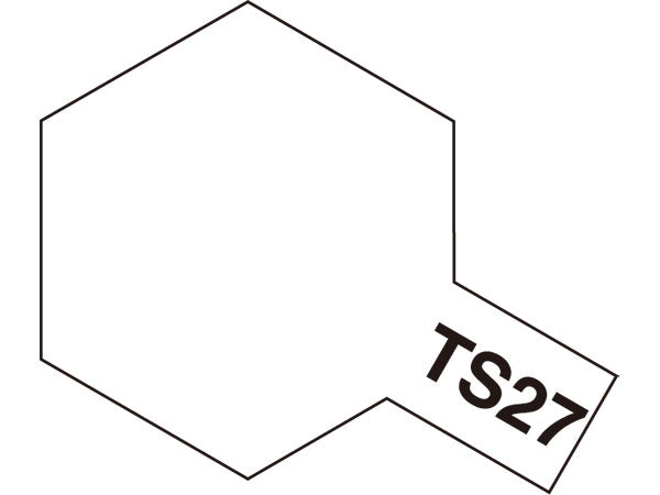 Tamiya TS-27 Matte White Lacquer Spray Paint (100ml)