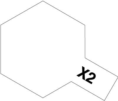 Tamiya X-2 White Gloss Finish Acrylic Paint (23ml)
