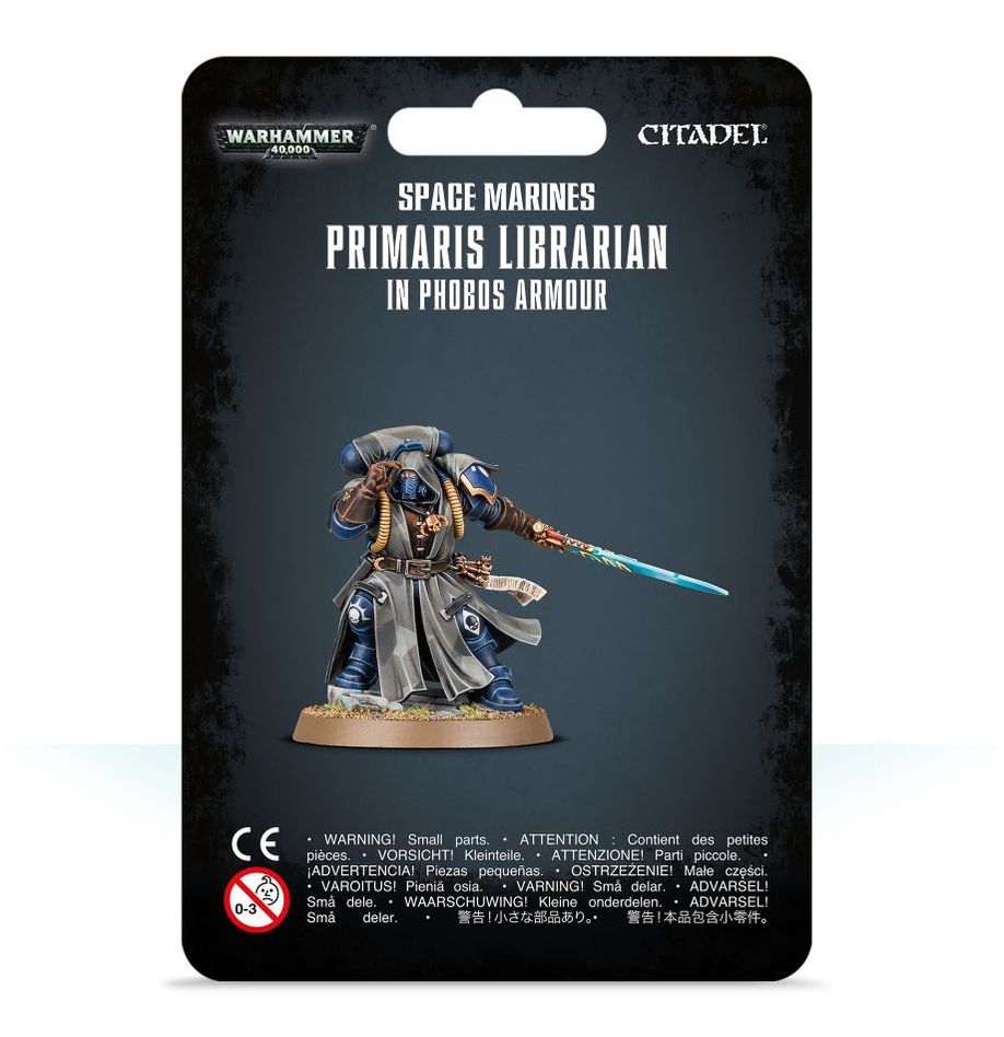 Warhammer 40,000 Primaris Librarian in Phobos Armour
