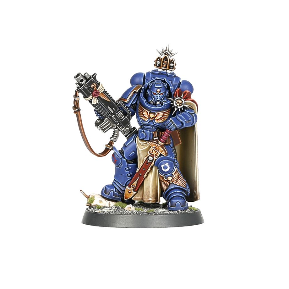Warhammer 40,000 Captain in Gravis Armour with Master-crafted Heavy Bolt Rifle
