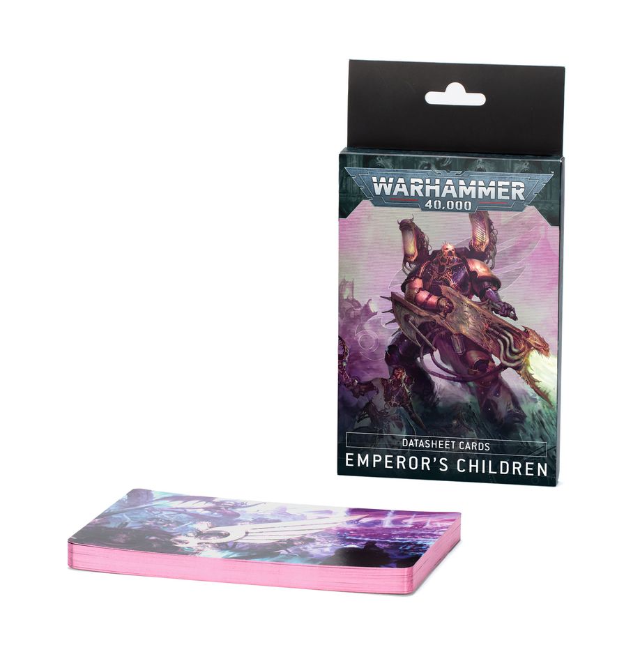 Warhammer 40,000 Datasheet Cards: Emperor's Children