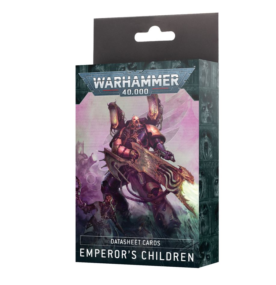 Warhammer 40,000 Datasheet Cards: Emperor's Children