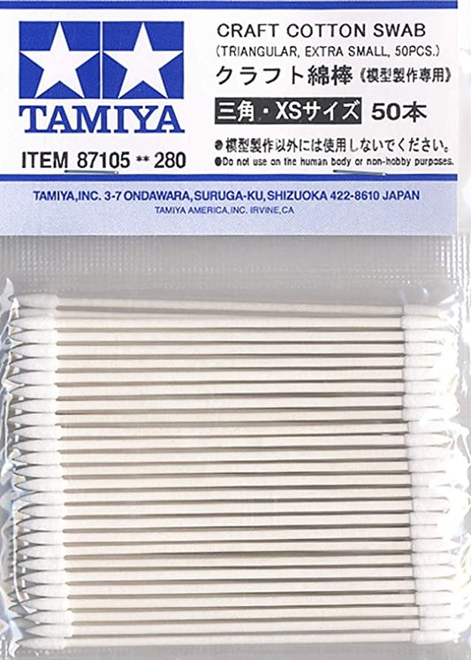 CRAFT COTTON SWAB Triangular/Small 50Pc
