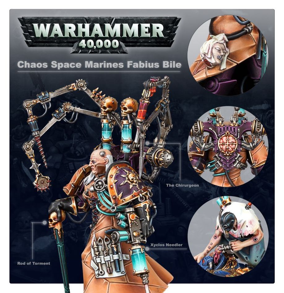 Warhammer 40,000 Chaos Space Marines: Fabius Bile