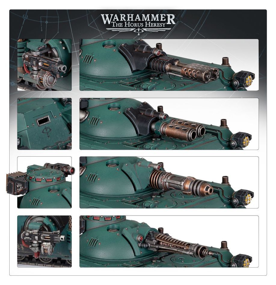 The Horus Heresy Legion Deimos Pattern Predator Battle Tank