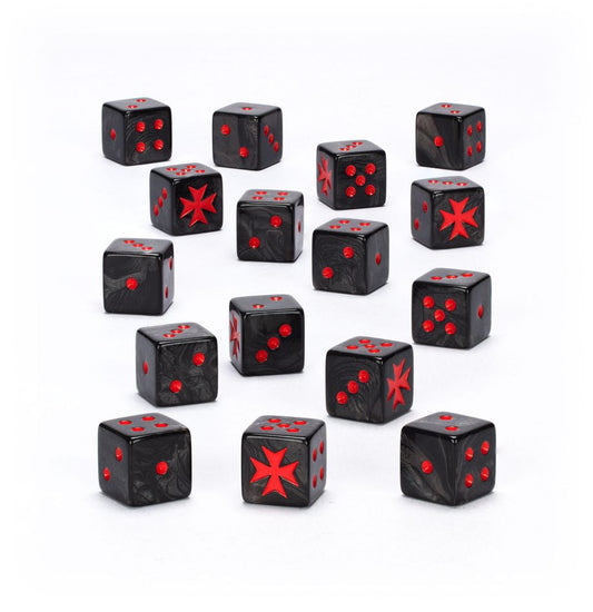Warhammer 40,000 Black Templars Dice