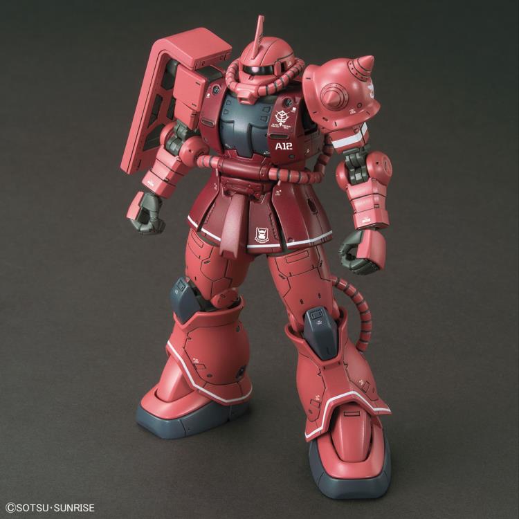 HG-The Origin 1/144 #024 MS-06S Zaku II (Char Red Comet Ver.)