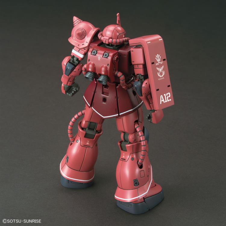 HG-The Origin 1/144 #024 MS-06S Zaku II (Char Red Comet Ver.)