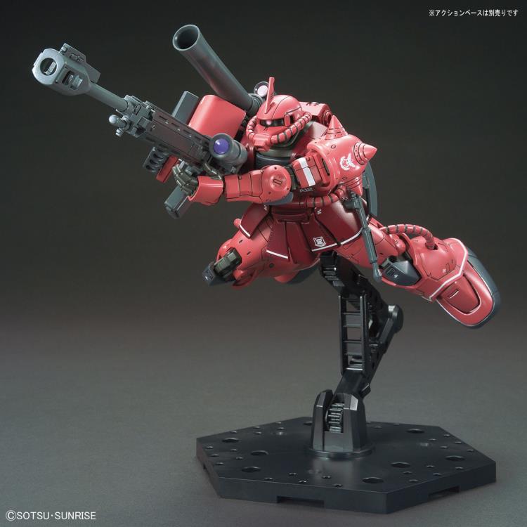 HG-The Origin 1/144 #024 MS-06S Zaku II (Char Red Comet Ver.)