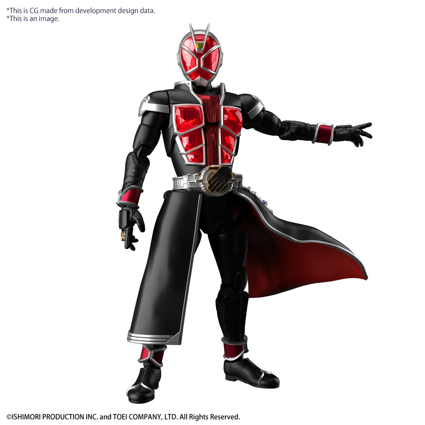 Kamen Rider Figure-Rise Standard Kamen Rider Wizard (Flame Style Ver.) Model Kit