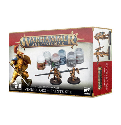 Warhammer Age of Sigmar Stormcast Eternals + Paint Set