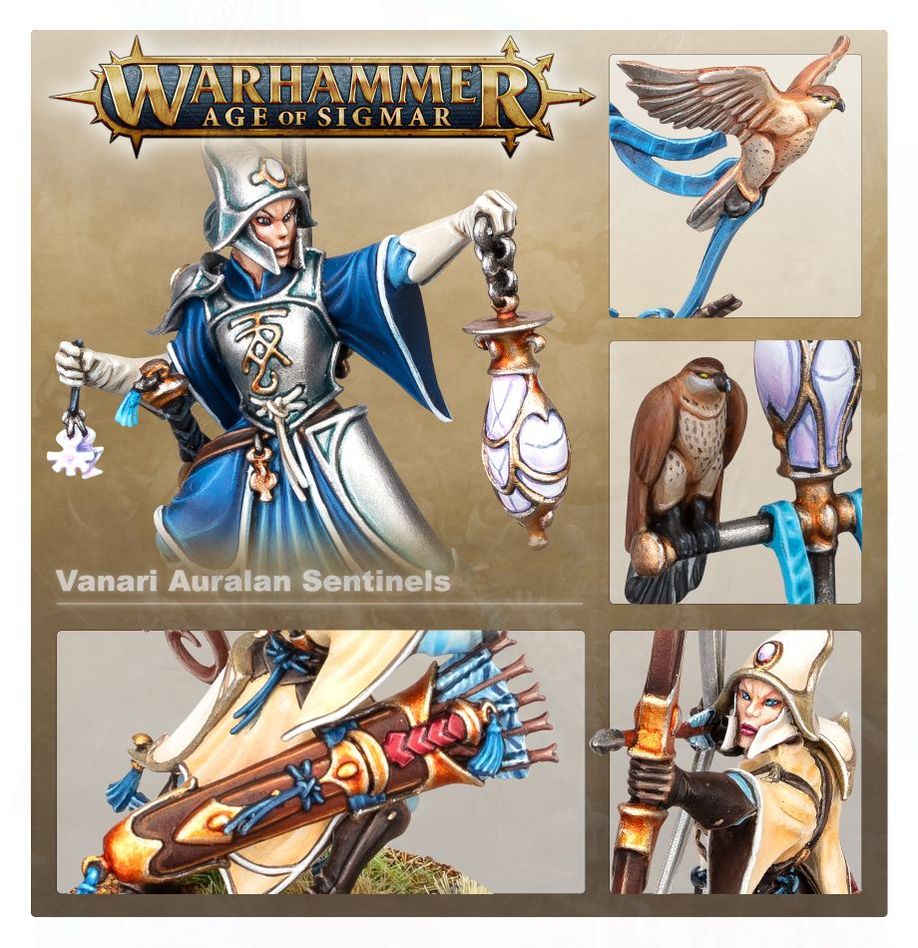 Warhammer Age of Sigmar Lumineth Realm-Lords: Vanari Auralan Sentinels