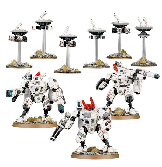 Warhammer 40,000 XV8 Crisis Battlesuit Team