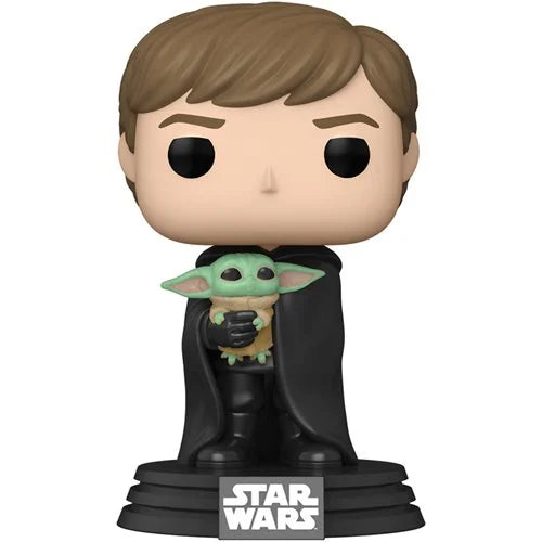 Star Wars: The Mandalorian Luke with Child Pop! Vinyl Figure