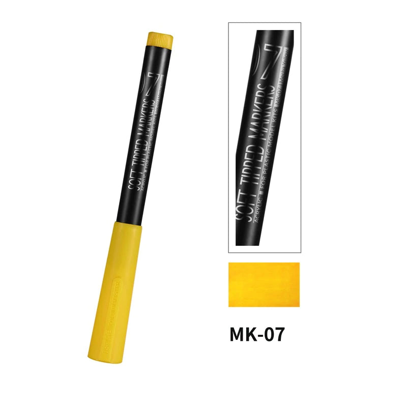 MK-07 Mecha Yellow Soft Tipped Marker