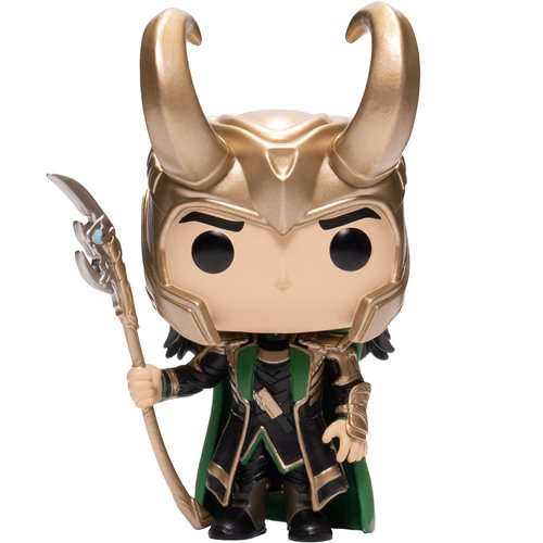 Avengers Loki with Scepter Pop! Vinyl Figure - Entertainment Earth Exclusive