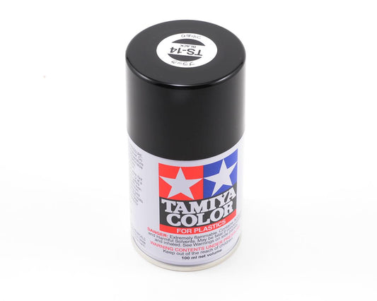 Tamiya TS-14 Black Lacquer Spray Paint (100ml)