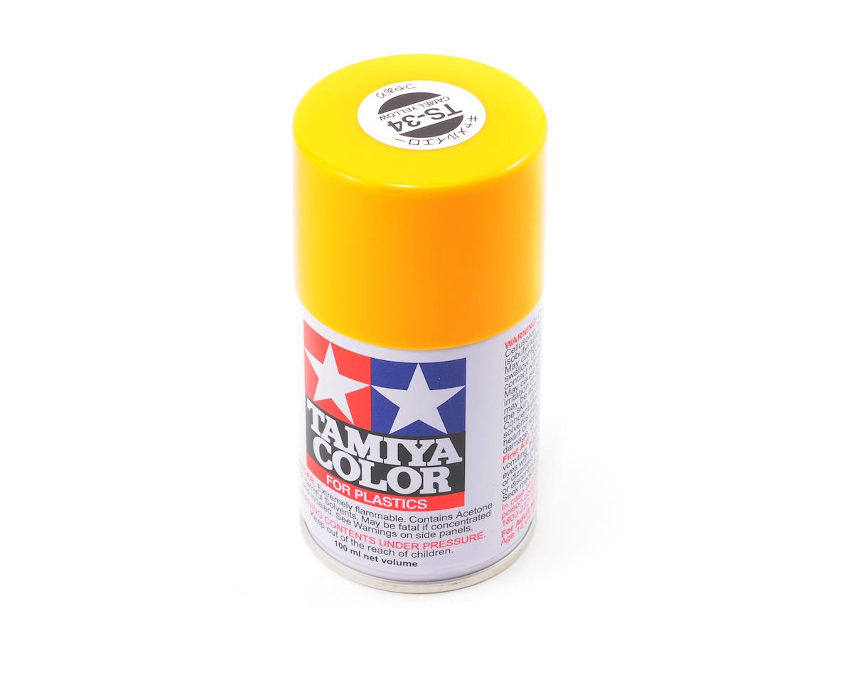 Tamiya TS-34 Camel Yellow Lacquer Spray Paint (100ml)