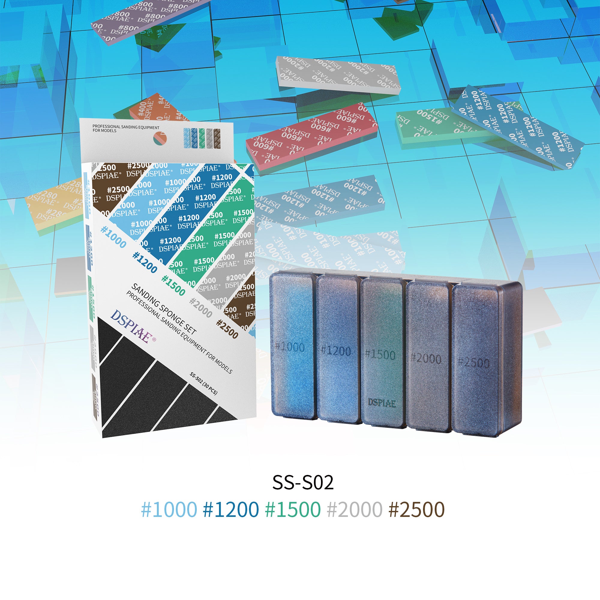 SS-S02 Sanding Sponge Kit – Bits&Bobs Toy Shop